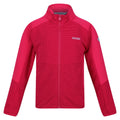 Pink Potion - Front - Regatta Childrens-Kids Highton II Fleece Jacket