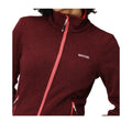 Burgundy-Rumba Red - Lifestyle - Regatta Womens-Ladies Newhill Marl Full Zip Fleece Jacket