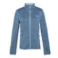 Coronet Blue-Clear Sky - Front - Regatta Womens-Ladies Newhill Marl Full Zip Fleece Jacket