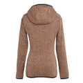 Warm Taupe - Back - Regatta Womens-Ladies Newhill Marl Hooded Fleece Jacket