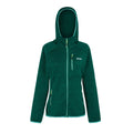 Rainforest - Front - Regatta Womens-Ladies Newhill Marl Hooded Fleece Jacket