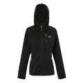 Black - Front - Regatta Womens-Ladies Newhill Marl Hooded Fleece Jacket