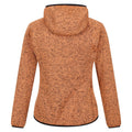 Apricot Crush - Back - Regatta Womens-Ladies Newhill Marl Hooded Fleece Jacket