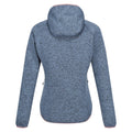 Coronet Blue-Heather - Back - Regatta Womens-Ladies Newhill Marl Hooded Fleece Jacket