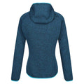 Moroccan Blue-Tahoe Blue - Back - Regatta Womens-Ladies Newhill Marl Hooded Fleece Jacket