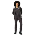 Seal Grey-Black - Pack Shot - Regatta Womens-Ladies Attare II Marl Jacket