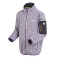 Lilac Frost-Sunset Purple - Side - Regatta Childrens-Kids Newhill Fleece Jacket