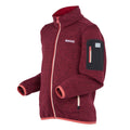 Rumba Red-Red Sky - Side - Regatta Childrens-Kids Newhill Fleece Jacket