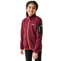 Rumba Red-Red Sky - Lifestyle - Regatta Childrens-Kids Newhill Fleece Jacket