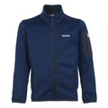 Navy - Front - Regatta Childrens-Kids Newhill Fleece Jacket