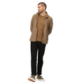 Gold Sand - Pack Shot - Regatta Mens Edley Marl Full Zip Fleece Jacket