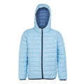 Clear Sky-Coronet Blue - Front - Regatta Childrens-Kids Marizion Hooded Padded Jacket