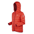 Red Sky-Mineral Red - Side - Regatta Childrens-Kids Marizion Hooded Padded Jacket