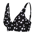 Black-White - Side - Regatta Womens-Ladies Paloma Polka Dot Bikini Top