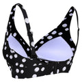 Black-White - Lifestyle - Regatta Womens-Ladies Paloma Polka Dot Bikini Top