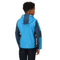 Indigo Blue-Blue Wing - Close up - Regatta Childrens-Kids Acidity VI Lightweight Soft Shell Jacket