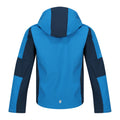 Indigo Blue-Blue Wing - Back - Regatta Childrens-Kids Acidity VI Lightweight Soft Shell Jacket