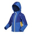 Strong Blue-New Royal - Side - Regatta Childrens-Kids Haydenbury Soft Shell Jacket