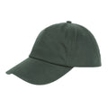 Dark Green - Side - Regatta Unisex Adult 5 Panel Baseball Cap