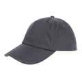 Seal Grey - Side - Regatta Unisex Adult 5 Panel Baseball Cap