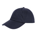 Navy - Side - Regatta Unisex Adult 5 Panel Baseball Cap