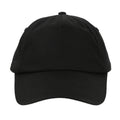 Black - Front - Regatta Unisex Adult 5 Panel Baseball Cap