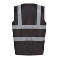 Black - Back - Regatta Unisex Adult Pro Identity Hi-Vis Vest