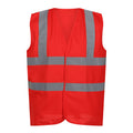 True Red - Front - Regatta Unisex Adult Pro Identity Hi-Vis Vest