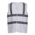 White - Front - Regatta Unisex Adult Pro Identity Hi-Vis Vest