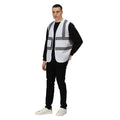 White - Side - Regatta Unisex Adult Pro Identity Hi-Vis Vest