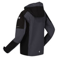 Seal Grey-Black - Lifestyle - Regatta Childrens-Kids Highton IV Waterproof Jacket