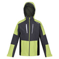 Seal Grey-Green Algae - Front - Regatta Childrens-Kids Highton IV Waterproof Jacket