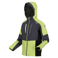 Seal Grey-Green Algae - Side - Regatta Childrens-Kids Highton IV Waterproof Jacket