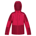 Pink Potion-Berry Pink - Front - Regatta Childrens-Kids Highton IV Waterproof Jacket