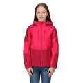 Pink Potion-Berry Pink - Lifestyle - Regatta Childrens-Kids Highton IV Waterproof Jacket