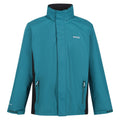 Pacific Green-Black - Front - Regatta Great Outdoors Mens Outdoor Classic Matt Hooded Waterproof Jacket