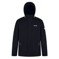 Black - Front - Regatta Great Outdoors Mens Outdoor Classic Matt Hooded Waterproof Jacket