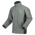 Agave Green-Ash - Side - Regatta Great Outdoors Mens Outdoor Classic Matt Hooded Waterproof Jacket