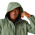 Agave Green-Ash - Lifestyle - Regatta Great Outdoors Mens Outdoor Classic Matt Hooded Waterproof Jacket