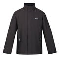 Ash-Black - Front - Regatta Great Outdoors Mens Outdoor Classic Matt Hooded Waterproof Jacket