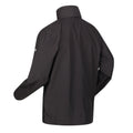 Ash-Black - Close up - Regatta Great Outdoors Mens Outdoor Classic Matt Hooded Waterproof Jacket