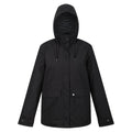 Black - Front - Regatta Womens-Ladies Broadia Waterproof Jacket