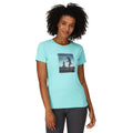 Amazonite - Pack Shot - Regatta Womens-Ladies Fingal VII Utopia Running T-Shirt