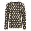 Tiny Elm Grey - Front - Regatta Womens-Ladies Orla Kiely Leaf Print Long-Sleeved T-Shirt