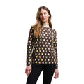 Tiny Elm Grey - Lifestyle - Regatta Womens-Ladies Orla Kiely Leaf Print Long-Sleeved T-Shirt