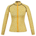 Yellow - Front - Regatta Womens-Ladies Orla Kiely Parsley Scuba Top