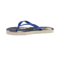 Navy - Side - Regatta Womens-Ladies Orla Kiely Passion Flower Flip Flops