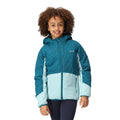 Gulfstream-Sea Haze - Lifestyle - Regatta Childrens-Kids Volcanics VII Reflective Waterproof Jacket