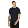 Navy - Side - Regatta Mens Pro Reflective Moisture Wicking T-Shirt