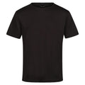 Black - Front - Regatta Mens Pro Reflective Moisture Wicking T-Shirt